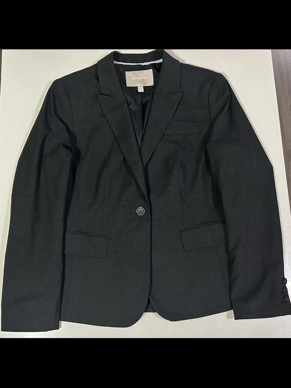 Banana Republic Women's Blazer Charcoal 10P